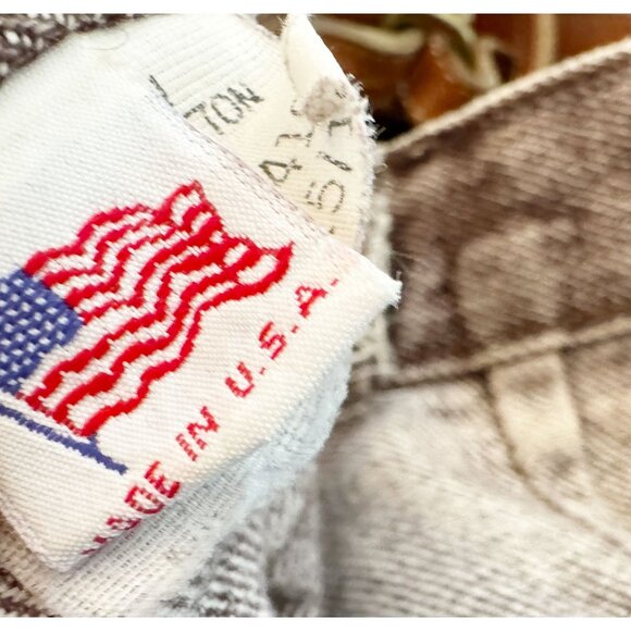 Vintage ROCKY MOUNTAIN Brown Stonewashed 80s / 90s Hi Rise Jeans Sz 27 - Picture 7 of 8